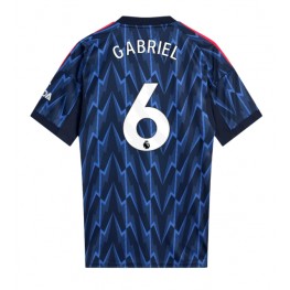 Arsenal Gabriel Magalhaes #6 Uit tenue 2025-26 Korte Mouw